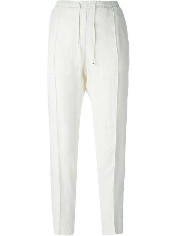 Moncler Tapered Crepe Trousers