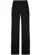 Guild Prime - Flared Sports Stripe Trousers - Women - Polyester - 34, Black, Polyester