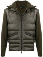 Moncler Grenoble Knitted Padded Jacket - Grey
