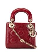 Christian Dior Pre-owned Lady Dior Cannage Mini Bag - Red