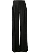 Max Mara High-rise Jacquard Trousers - Black