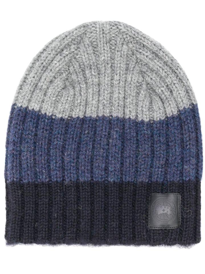 Canada Goose Block Rib Slouch Beanie - Grey