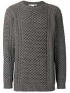 Stella Mccartney Cable-knit Jumper - Brown