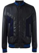 Philipp Plein 'centaru' Bomber Jacket, Men's, Size: Xl, Black, Polyester/polyurethane/nylon