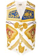 Hermès Vintage Poste Et Cavalerie Printed Waistcoat - Multicolour