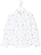 Bellerose Kids - Embroidered Shirt - Kids - Cotton - 2 Yrs, White