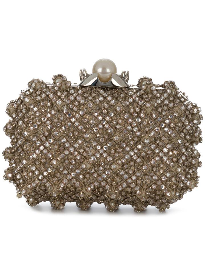 Jimmy Choo Cloud Clutch Bag - Metallic