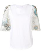 See By Chloé Cape-sleeve T-shirt - White