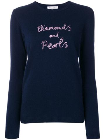Bella Freud Diamonds And Pearls Sweater - Blue