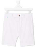 Hackett Kids Knee Length Chino Shorts - White