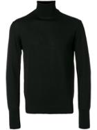 Officine Generale - Turtle Neck Sweater - Men - Merino - L, Black, Merino