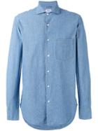 Aspesi - Classic Long Sleeve Shirt - Men - Cotton - 39, Blue, Cotton