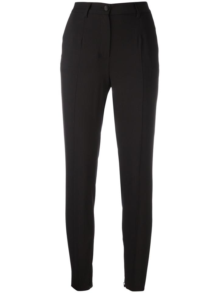 Dolce & Gabbana Tailored Trousers, Women's, Size: 42, Black, Virgin Wool/spandex/elastane