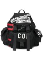 Dsquared2 Logo Tape Backpack - Black