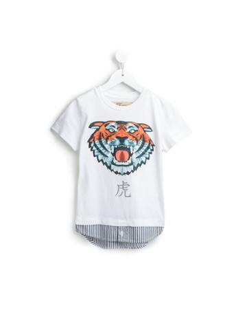 John Galliano Kids Tiger Print T-shirt
