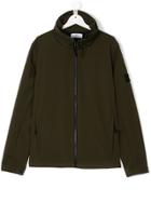 Stone Island Junior Zipped Jacket - Green