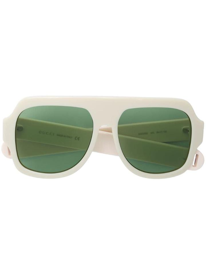 Gucci Eyewear Aviator-style Tinted Sunglasses - Neutrals