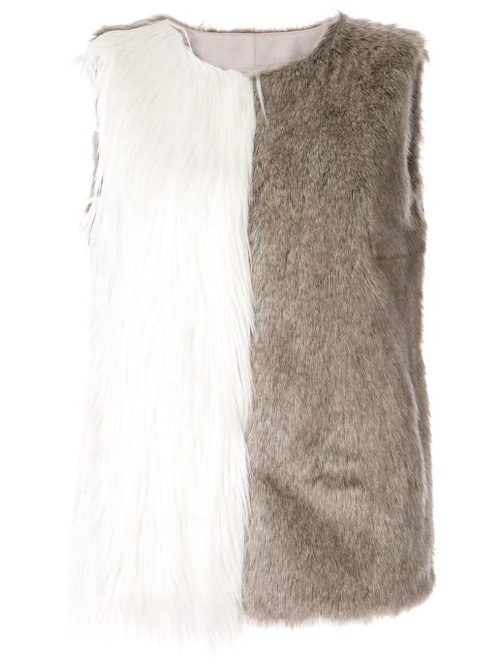 Loveless Contrast Gilet - Grey