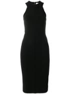 Victoria Beckham Fitted Rear-zip Dress - Black