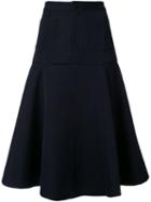 Le Ciel Bleu 'w-close' Full Skirt, Women's, Size: 36, Black, Polyester/wool