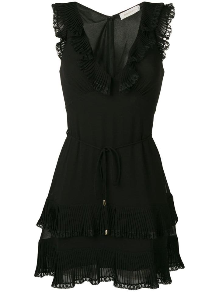 Zimmermann Flutter Dress - Black