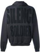 Haider Ackermann - Silence Soldier Hoodie - Men - Cotton - M, Grey, Cotton