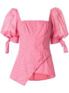 Rachel Gilbert Loni Puff Sleeve Top - Pink