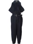 Comme Des Garcons Vintage Belted Sleeveless Jumpsuit