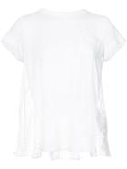 Sacai Sheer Back T-shirt - White