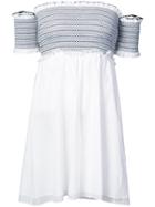Kisuii Off Shoulder Mini Dress - White