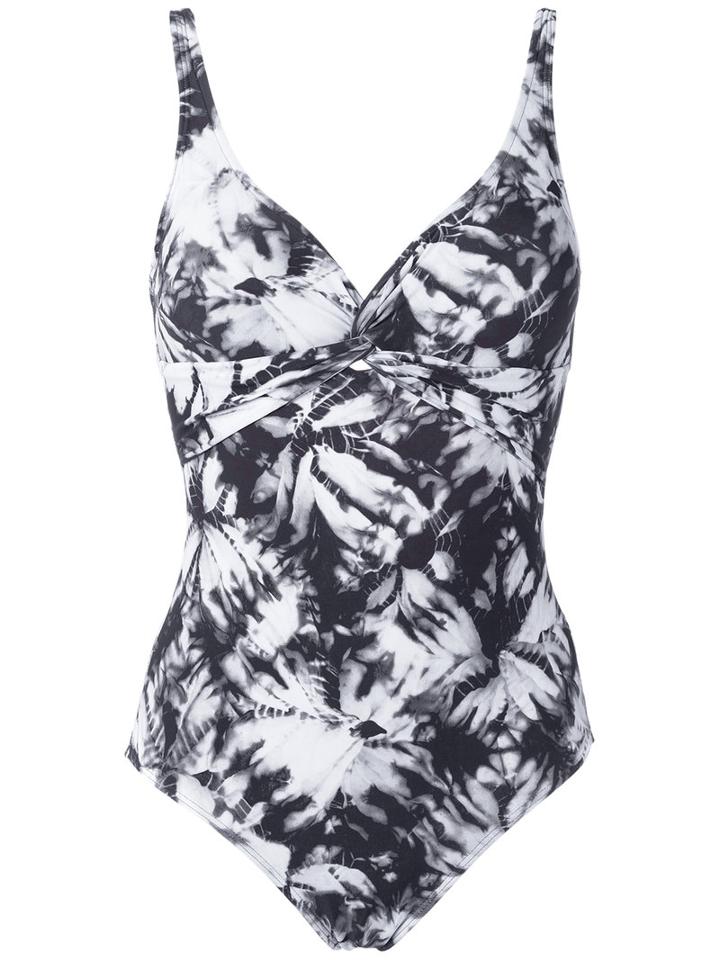 Lygia & Nanny - Printed Bodysuit - Women - Polyamide - 44, Blue, Polyamide