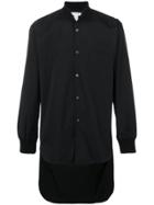Comme Des Garçons Shirt Long Bomber Collar Shirt - Black