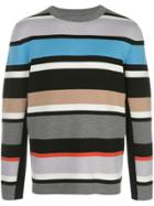 Aztech Mountain Stripe Knitted Jumper - Multicolour