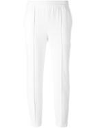 Theory Cropped Trousers, Women's, Size: 6, White, Triacetate/polyester