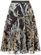 I'm Isola Marras Pleated Floral Skirt - Green
