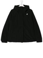 K Way Kids Teen Marguerite Thermo Coat - Black