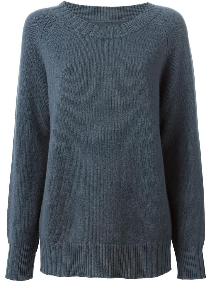 Kristensen Du Nord Crew Neck Sweater, Women's, Size: 2, Grey, Cashmere/wool