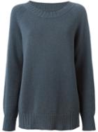 Kristensen Du Nord Crew Neck Sweater, Women's, Size: 2, Grey, Cashmere/wool