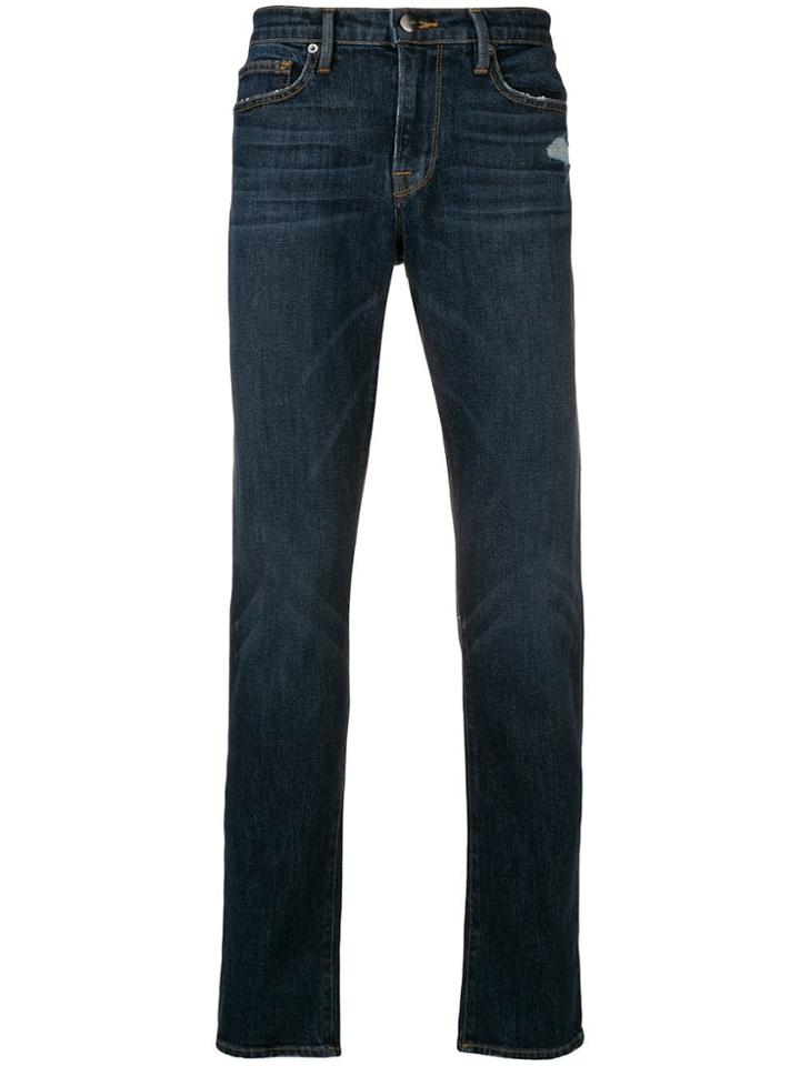 Frame Straight Leg Jeans - Blue
