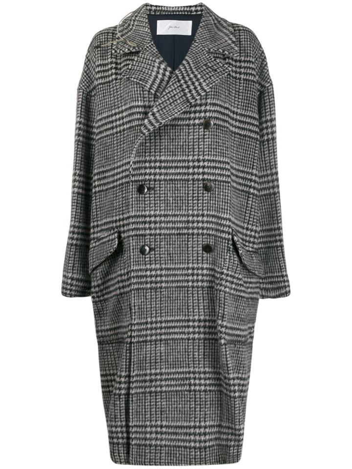 Julien David Hooded Cocoon Coat - Black