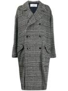 Julien David Hooded Cocoon Coat - Black