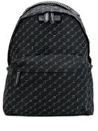 Stella Mccartney Monogram Pattern Backpack - Black