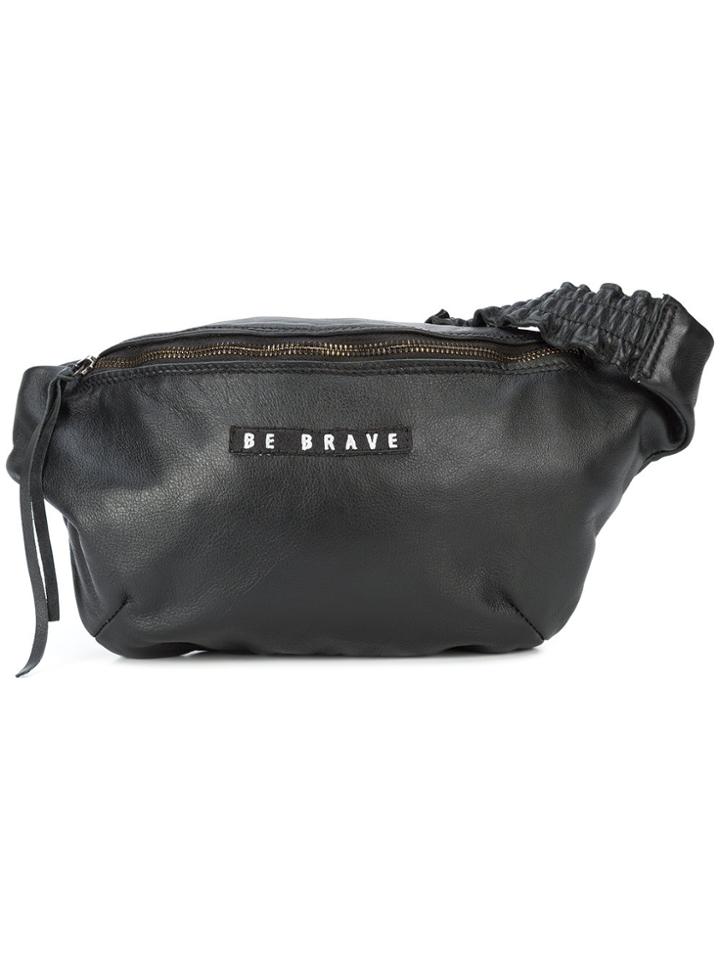 Barbara Bologna Logo Zipped Belt Bag - Black