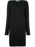 Marni Knitted Sweater Dress, Women's, Size: 42, Black, Cashmere/virgin Wool