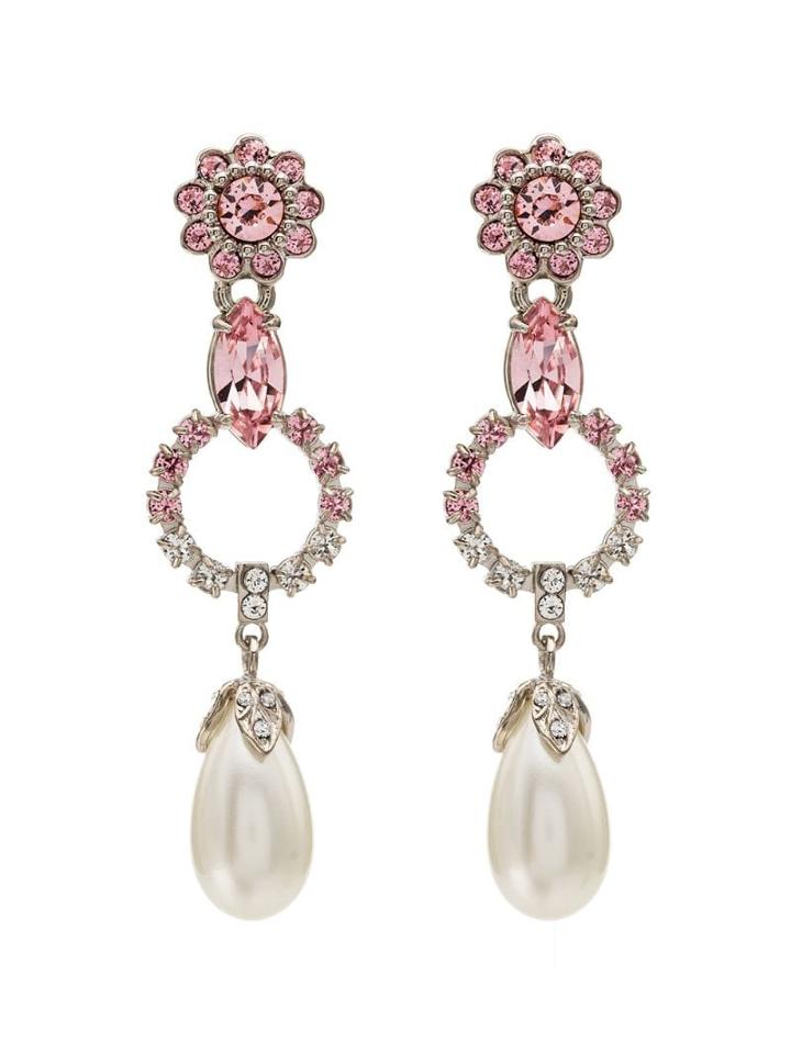 Miu Miu Crystal-embellished Drop Earrings - F0y1m