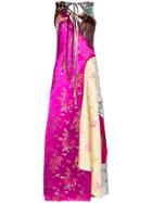 Rave Review Rave Rose Drs Midi Bust Piping 2ndhnd Ja - Pink