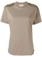 Sandrine Rose - Shoulder Patch T-shirt - Women - Cotton - M, Green, Cotton