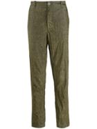 Transit Crinkle Corduroy Trousers - Green