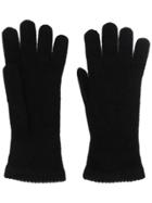 Blanca Cashmere Knitted Gloves - Black