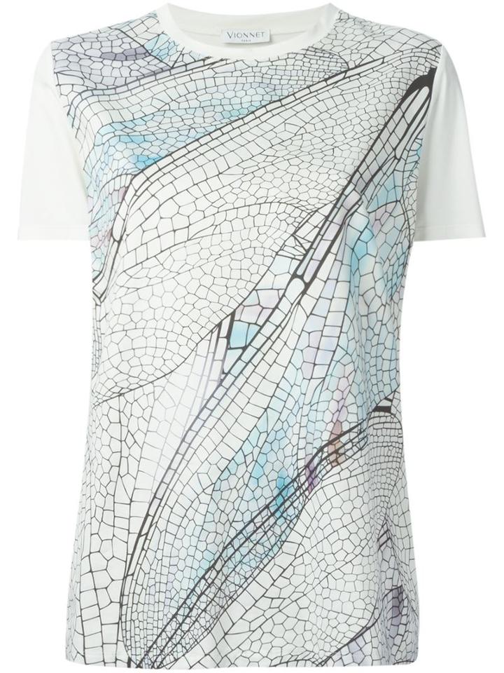 Vionnet Printed Round Neck T-shirt